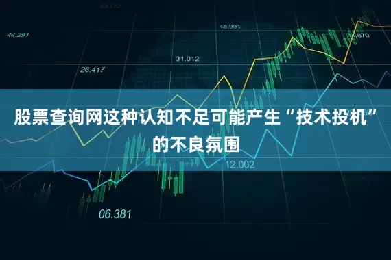 股票查询网这种认知不足可能产生“技术投机”的不良氛围